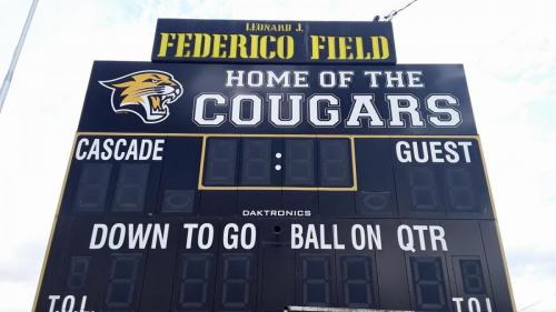 Cougars scoreboard